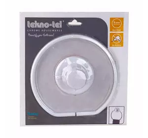 Тримач для рушників TEKNO-TEL DM235W Eco на присосці круглий білий