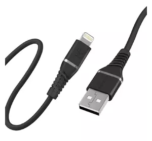 Кабель Promate PowerLine-Ai120 USB to Lightning MFi 2.4A 1.2 м Black (powerline-ai120.black)