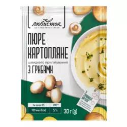 Пюре картопляне швидкого приготування з грибами Любисток 30 г