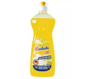Засіб для миття посуду Barbuda Лимон + Сода ефект 1000 мл