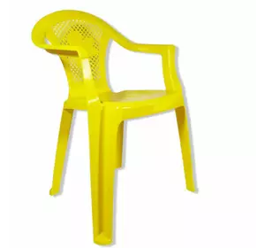 Крісло дитяче 38х38х54 см «Plastic's Craft» Жовтий
