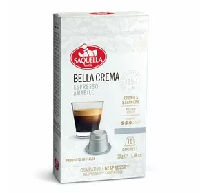 Кава в капсулах Espresso Bella Crema SAQUELLA 10 шт