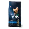 Повноцінний та збалансований сухий корм для собак малих порід з лососем Reflex Plus 8 кг